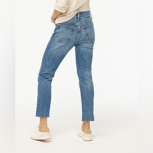 J Crew NEW NWT Womens 28 Blue Denim High Rise Straight Leg Jeans